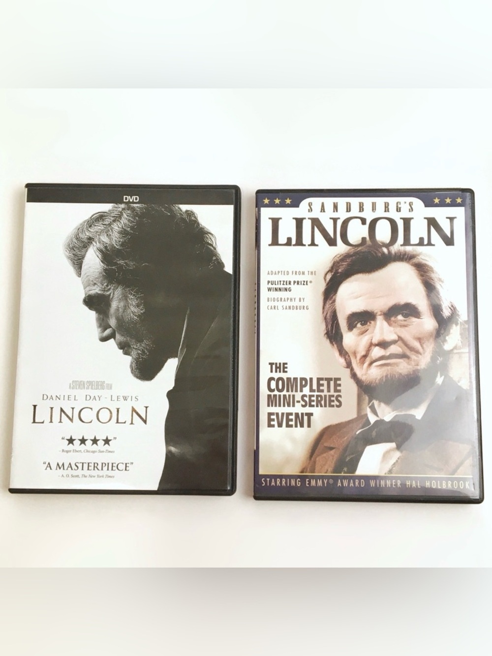 New Pair of Abraham Lincoln DVDs: Daniel Day Lewis Lincoln & Sandburg’s Lincoln